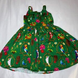 Disney Parks Youth XS Small Retired Enchanted Tiki Room Dress Sundress
